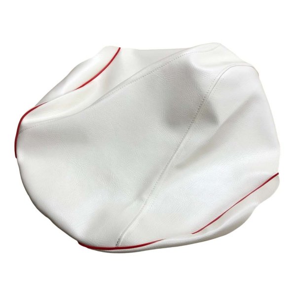 画像2: Cifmo(シフモ) (5AU)ビーノ シートカバー 白カバー 赤パイピング 張替タイプ 安心の日本製 高品質 シートリペア CIF-79717 【送料無料 一部地域除く】 (2)