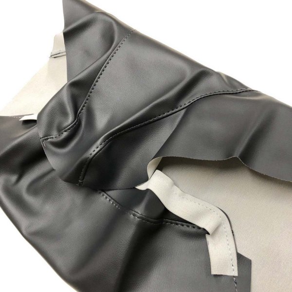 画像2: Cifmo(シフモ) DT50 シートカバー 黒 張替タイプ 安心の日本製 高品質 シートリペア CIF-79939 【送料無料 一部地域除く】 (2)