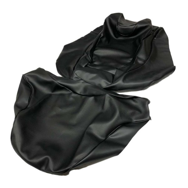 画像2: Cifmo(シフモ) (5GM)NEWマジェスティ 前後 2型 シートカバー 黒 張替タイプ 安心の日本製 高品質 シートリペア CIF-80072 【送料無料 一部地域除く】 (2)