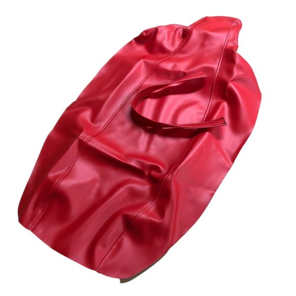 画像2: Cifmo(シフモ) セロー225W(4JG) シートカバー 赤 張替タイプ 安心の日本製 高品質 シートリペア CIF-81659 【送料無料 一部地域除く】 (2)