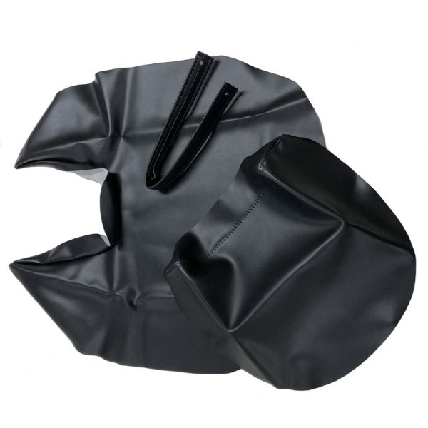 画像2: Cifmo(シフモ) (3YX1)ジール250 前後 シートカバー 黒 張替タイプ 安心の日本製 高品質 シートリペア CIF-80188 【送料無料 一部地域除く】 (2)