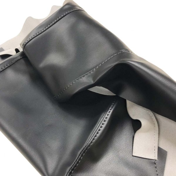 画像2: Cifmo(シフモ) (4GY)TT250Rレイド シートカバー 黒 張替タイプ 安心の日本製 高品質 シートリペア CIF-80195 【送料無料 一部地域除く】 (2)