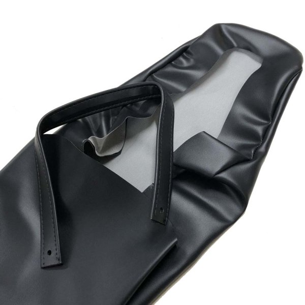 画像2: Cifmo(シフモ) (4RR)TT250R シートカバー 黒 張替タイプ 安心の日本製 高品質 シートリペア CIF-80201 【送料無料 一部地域除く】 (2)