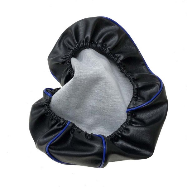 画像2: Cifmo(シフモ) アプリオ(4JP) シートカバー 黒カバー 青パイピング  被せタイプ 安心の日本製 高品質 シートリペア CIF-80522 【送料無料 一部地域除く】 (2)