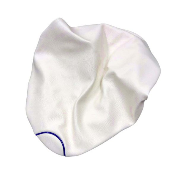 画像2: Cifmo(シフモ) アプリオ(4JP) シートカバー 白カバー 青パイピング  被せタイプ 安心の日本製 高品質 シートリペア CIF-80553 【送料無料 一部地域除く】 (2)