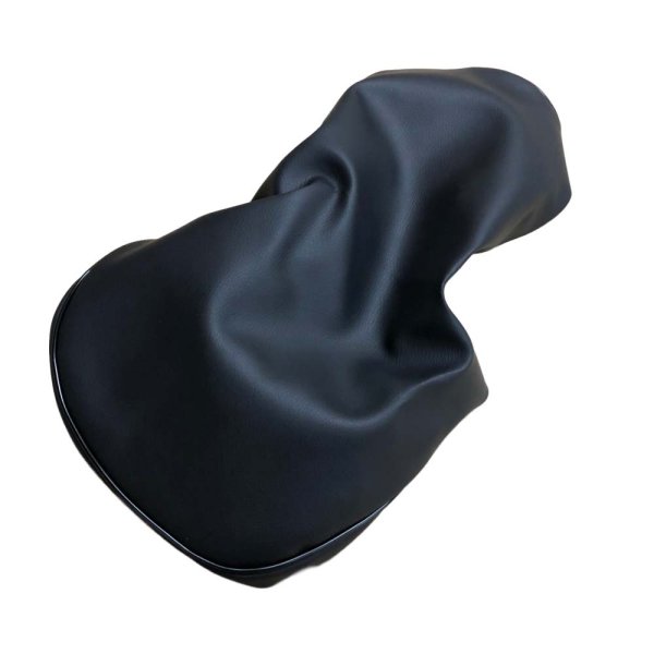 画像2: Cifmo(シフモ) ジョグ前期(27V) シートカバー 黒  被せタイプ 安心の日本製 高品質 シートリペア CIF-80577 【送料無料 一部地域除く】 (2)