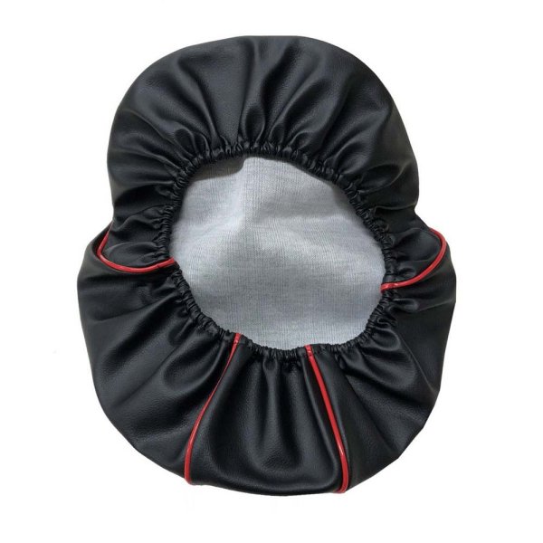 画像2: Cifmo(シフモ) ジョグ(3KJ) シートカバー 黒カバー 赤パイピング  被せタイプ 安心の日本製 高品質 シートリペア CIF-80607 【送料無料 一部地域除く】 (2)