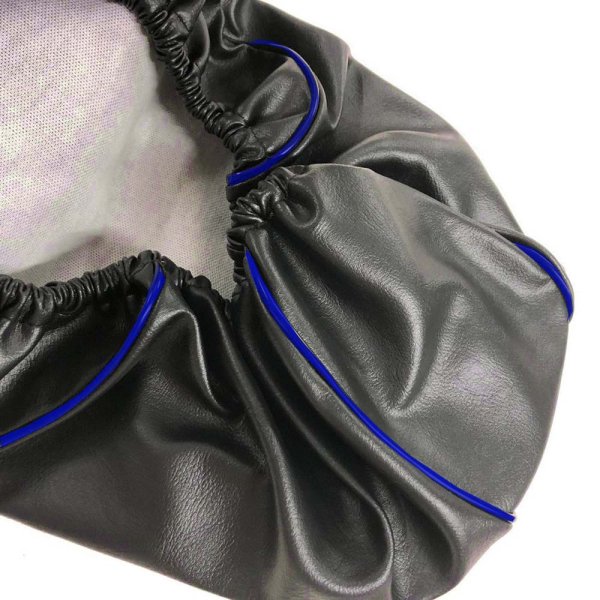 画像2: Cifmo(シフモ) スーパージョグ(3YK) シートカバー 黒カバー 青パイピング  被せタイプ 安心の日本製 高品質 シートリペア CIF-80676 【送料無料 一部地域除く】 (2)