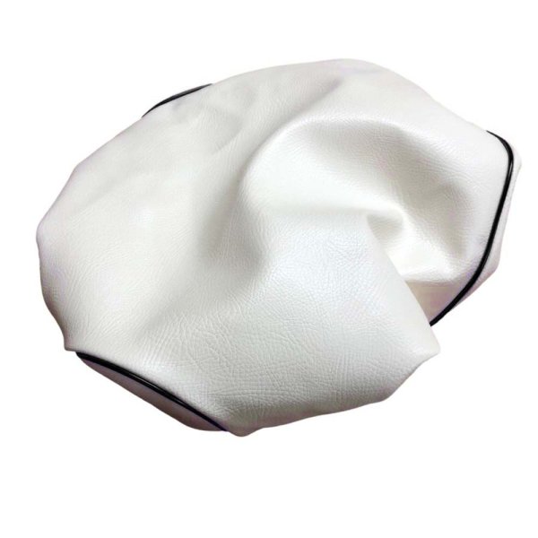 画像2: Cifmo(シフモ) スーパージョグ(3YK) シートカバー 白カバー 黒パイピング  被せタイプ 安心の日本製 高品質 シートリペア CIF-80683 【送料無料 一部地域除く】 (2)