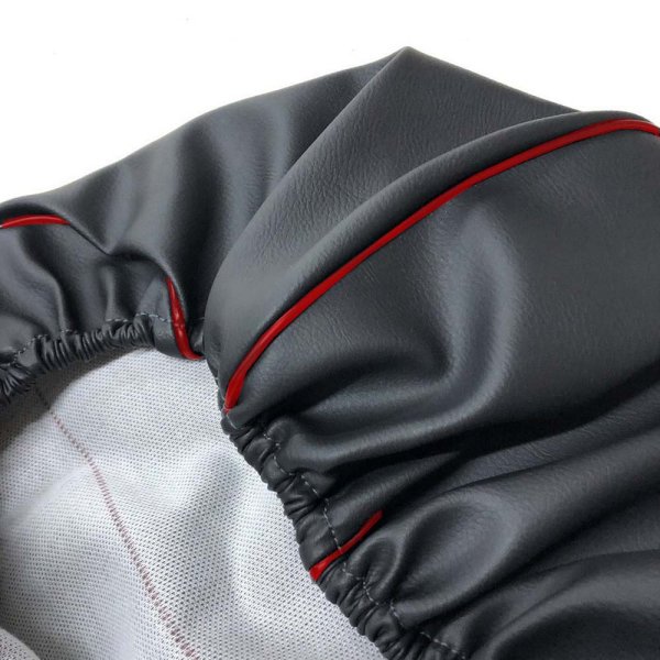 画像2: Cifmo(シフモ) リモコンジョグ(SA16J) シートカバー 黒カバー 赤パイピング  被せタイプ 安心の日本製 高品質 シートリペア CIF-80751 【送料無料 一部地域除く】 (2)