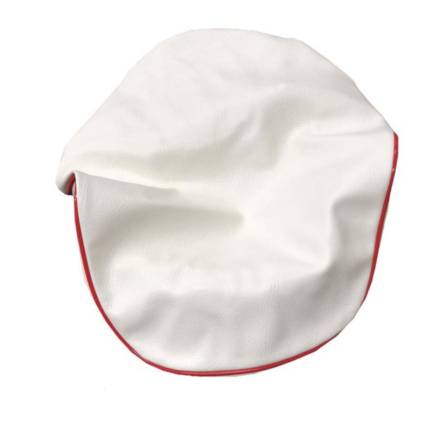 画像2: Cifmo(シフモ) リモコンジョグ(SA16J) シートカバー 白カバー 赤パイピング  被せタイプ 安心の日本製 高品質 シートリペア CIF-80782 【送料無料 一部地域除く】 (2)