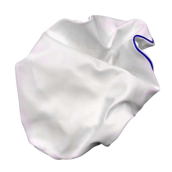 画像2: Cifmo(シフモ) (3VR)アクシス90(AXIS) シートカバー 白カバー 青パイピング  被せタイプ 安心の日本製 高品質 シートリペア CIF-80850 【送料無料 一部地域除く】 (2)