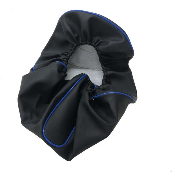 画像2: Cifmo(シフモ) (SA39J)ジョグ 4サイクル シートカバー 黒カバー 青パイピング  被せタイプ 安心の日本製 高品質 シートリペア CIF-81062 【送料無料 一部地域除く】 (2)