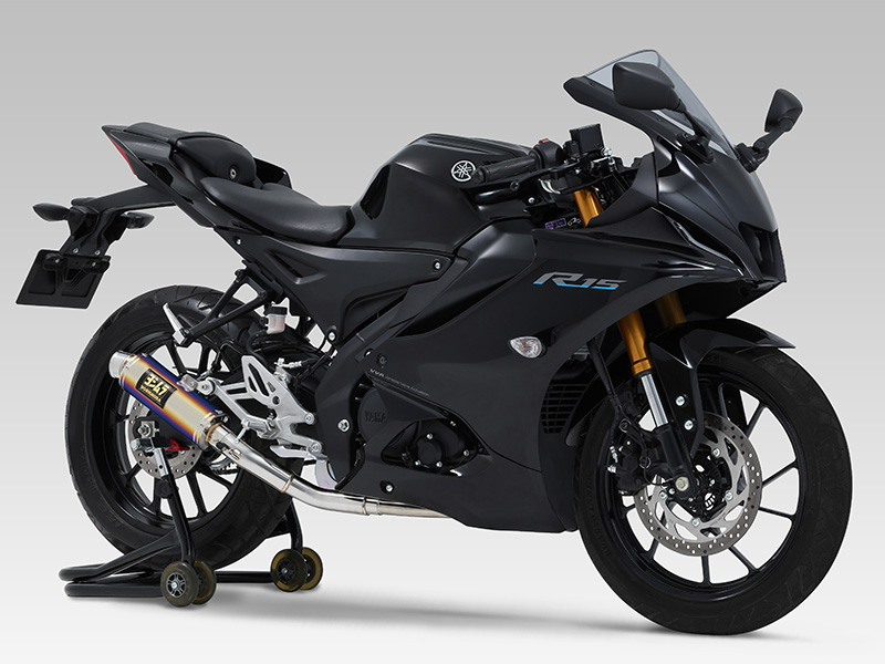 ヨシムラ YZF-R15 YZF-R125 マフラー フルエキゾーストマフラー  機械曲GP-MAGNUMサイクロン EXPORT SPEC 政府認証