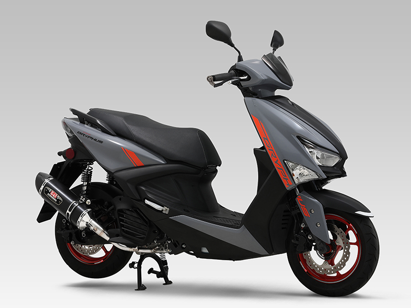 ヨシムラ CYGNUS GRYPHUS マフラー フルエキゾーストマフラー 機械曲R-77Sサイクロン EXPORT SPEC 政府認証