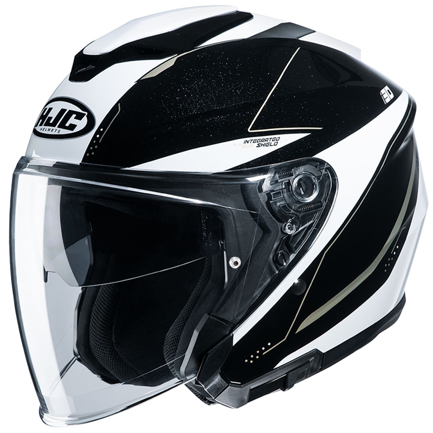 RSタイチ HJH215 | i30 スライト  BLACK/WHITE(MC9)  ヘルメット