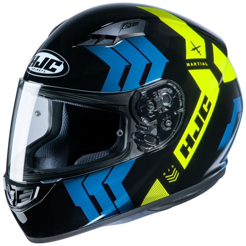 RSタイチ HJH212 | CS-15 マーシャル BLACK/BLUE/YELLOW(MC4H)  ヘルメット