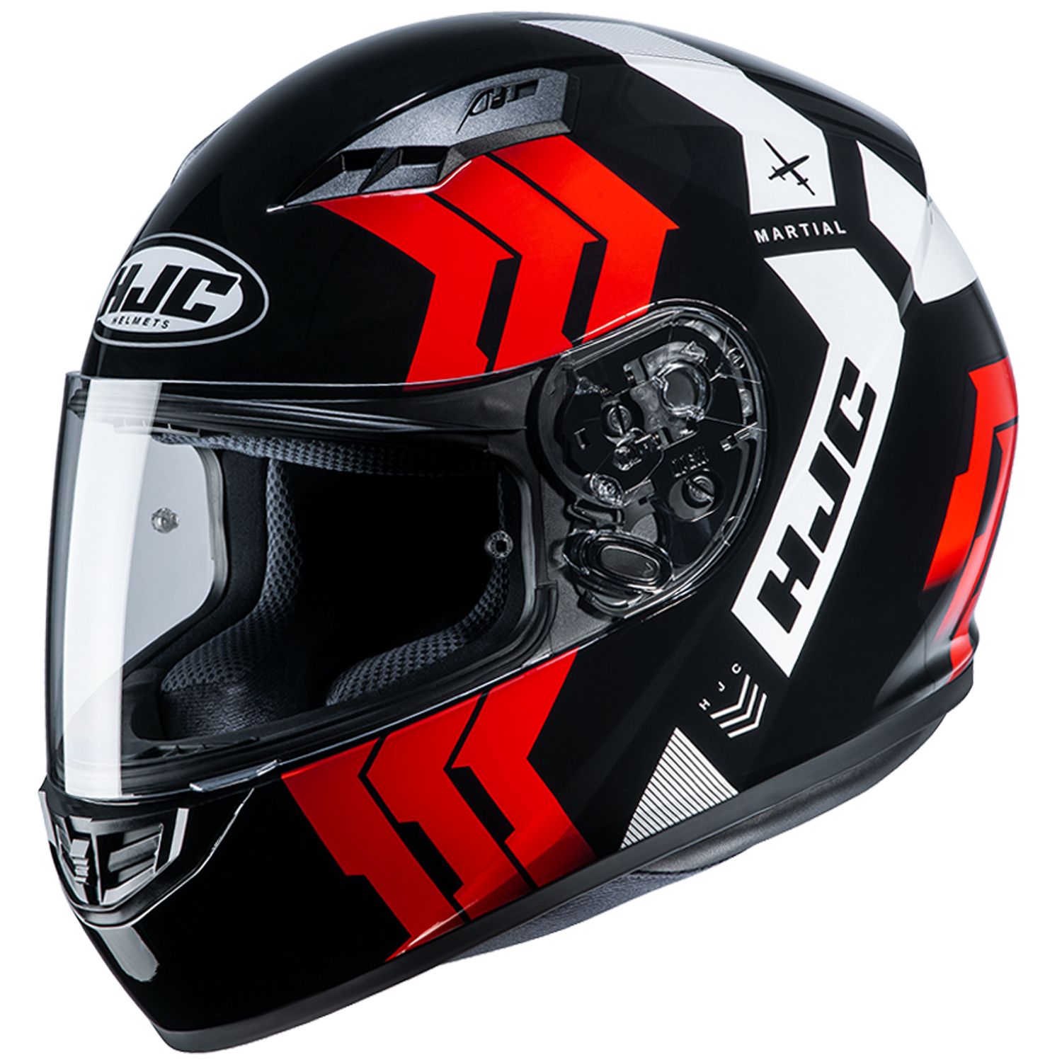 RSタイチ HJH212 | CS-15 マーシャル BLACK/RED(MC1)  ヘルメット