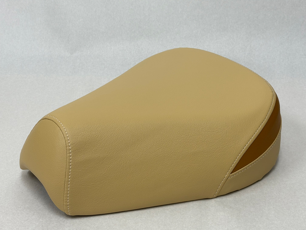 Cifmo(シフモ) スーパーカブ50/110(AA09/JA59) シートカバー【ベージュ/ブラウン】(被せるだけの簡単装着) 日本製シートカバー【全国送料無料】
